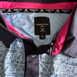 NWT Kenneth Cole Mens XL Golf Shirt